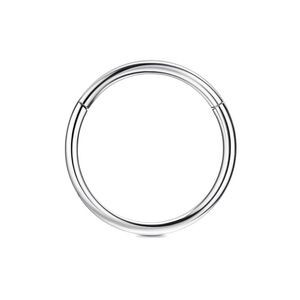 16G 8mm Seamless Hoop Ring | Cartilage Helix Tragus Septum Piercing Jewelry